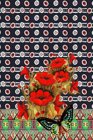 民族风印花华亿平台图片