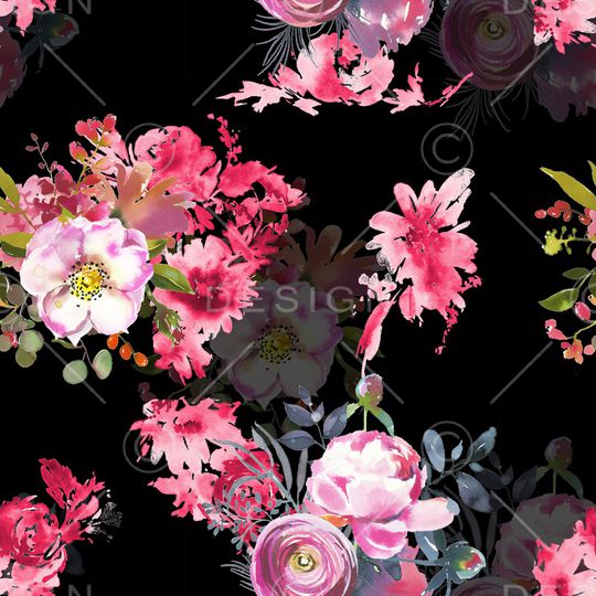 春夏华亿平台印花华亿平台图片