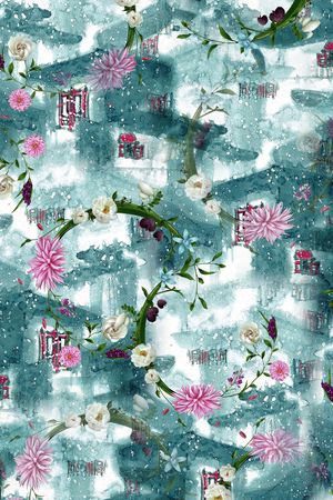 数码华亿平台印花华亿平台图片