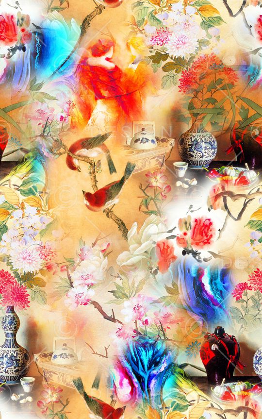 小碎花印花华亿平台图片