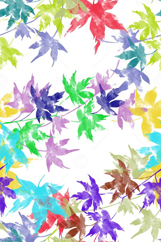 枫叶印花华亿平台图片