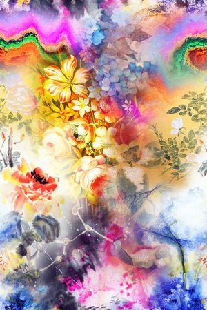 小碎花印花华亿平台图片