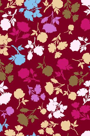 小碎花印花华亿平台图片