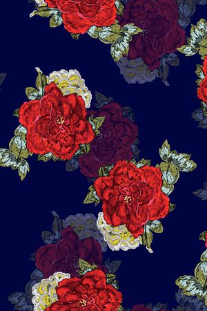 传统华亿平台印花华亿平台图片