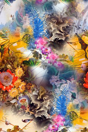 小碎花印花华亿平台图片