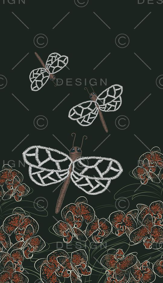 昆虫印花华亿平台图片