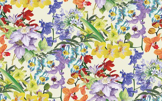 中国风印花华亿平台图片