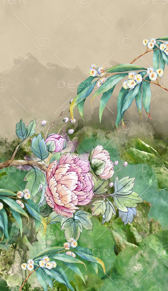 胸前独幅印花华亿平台图片