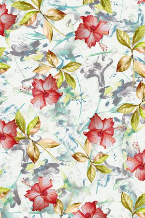 小碎花印花华亿平台图片