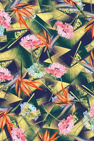 小碎花印花华亿平台图片