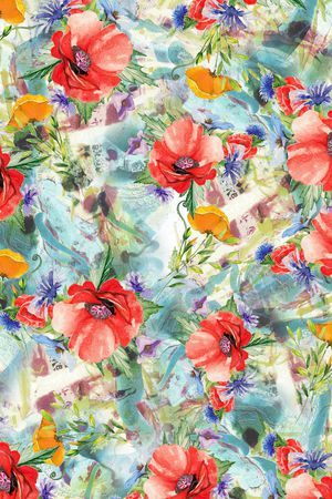 小碎花印花华亿平台图片