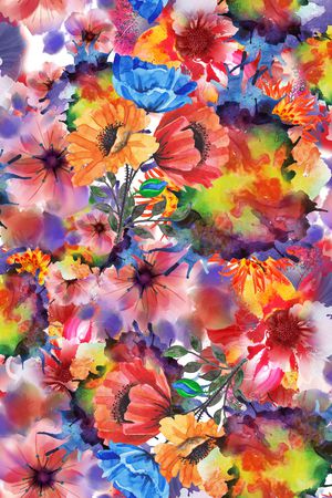 泼墨印花华亿平台图片