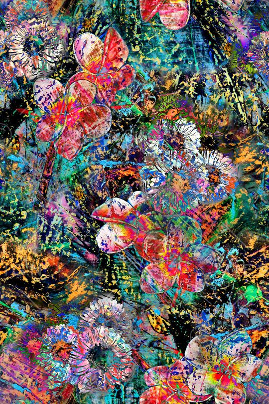 泼墨印花华亿平台图片