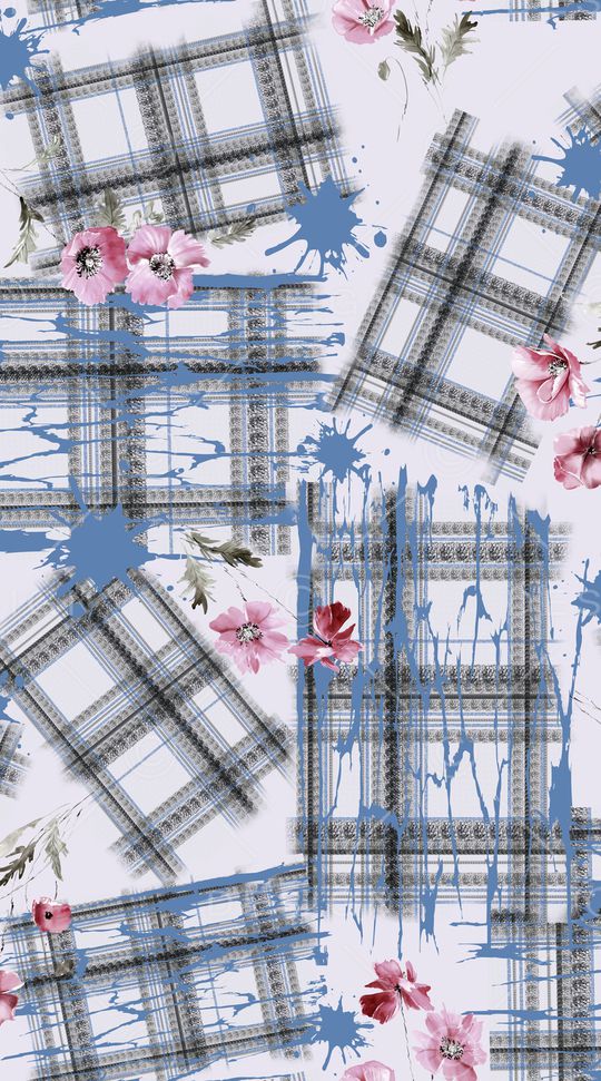 线条印花华亿平台图片