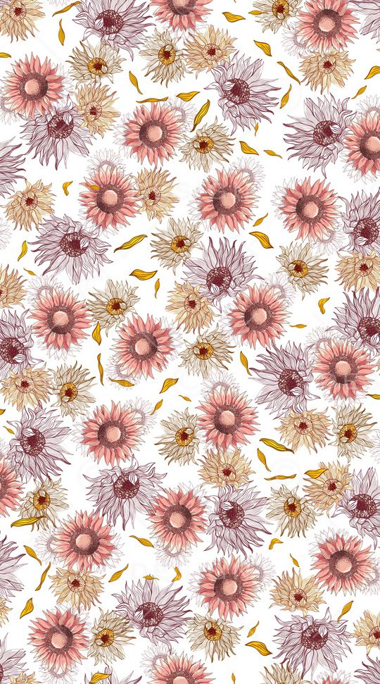 向日葵印花华亿平台图片