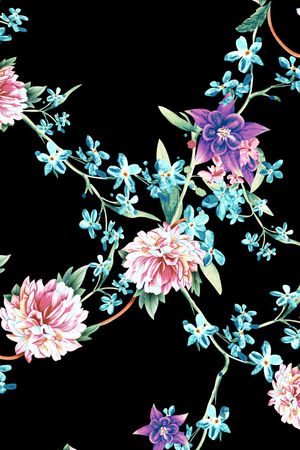 绿植树叶印花华亿平台图片