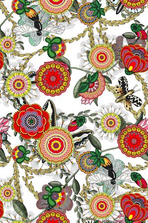 民族风印花华亿平台图片