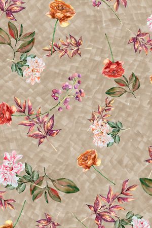 小碎花印花华亿平台图片