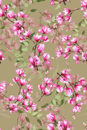 小碎花印花华亿平台图片