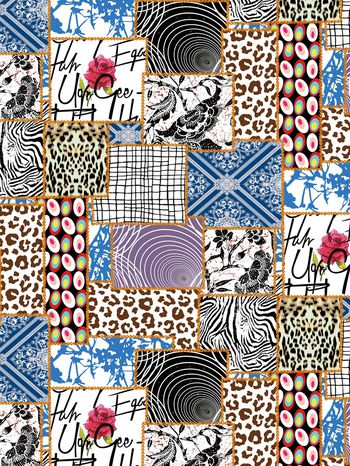 格子印花华亿平台图片