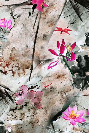 植物印花华亿平台图片