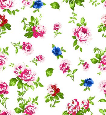 小碎花印花华亿平台图片