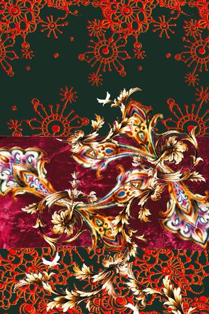 民族风印花华亿平台图片