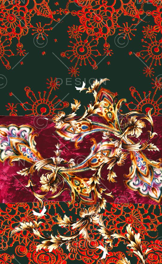 民族风印花华亿平台图片