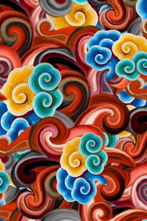 民族风印花华亿平台图片