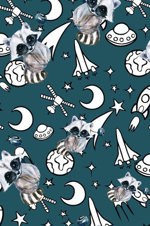 卡通动物印花华亿平台图片