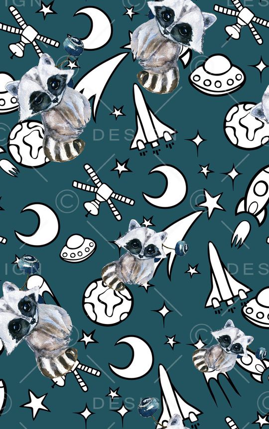 卡通动物印花华亿平台图片