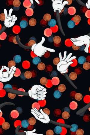 波点印花华亿平台图片