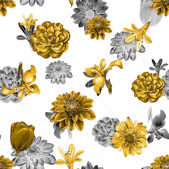 菊花印花华亿平台图片