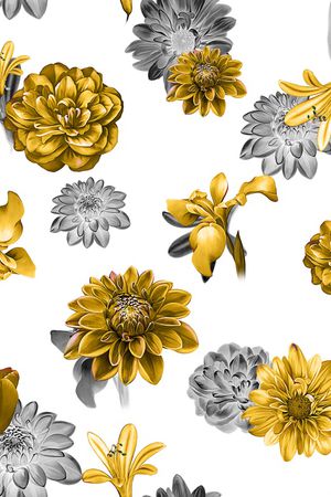 菊花印花华亿平台图片