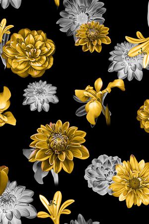 菊花印花华亿平台图片