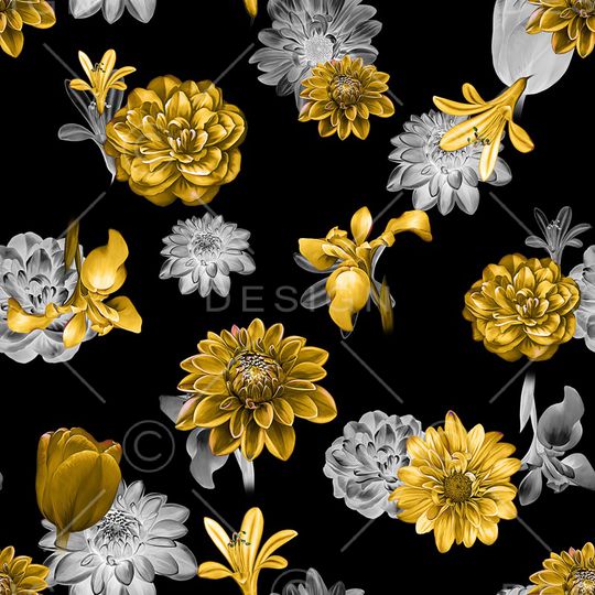 菊花印花华亿平台图片