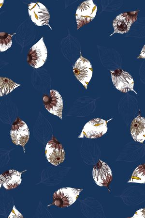 向日葵印花华亿平台图片