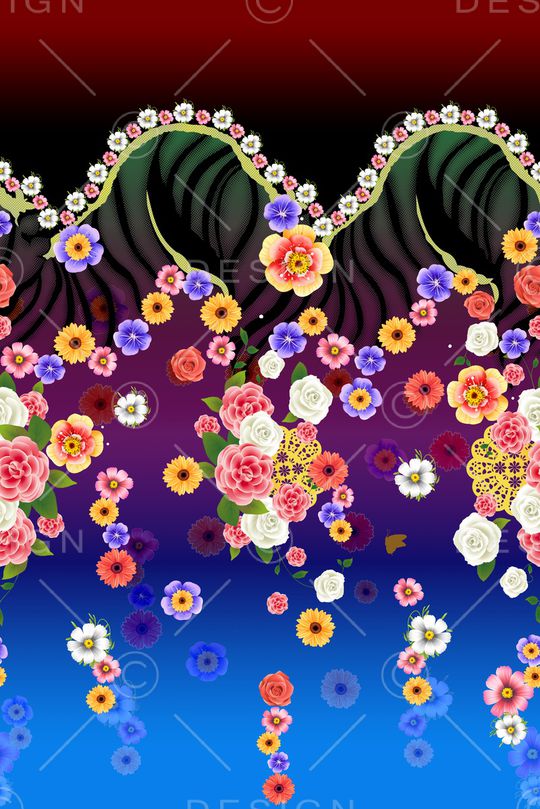 小碎花印花华亿平台图片