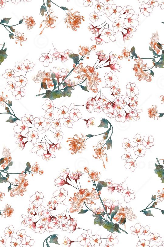 可爱印花华亿平台图片