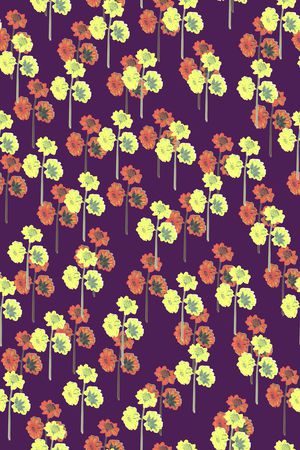 彩底花卉印花华亿平台图片