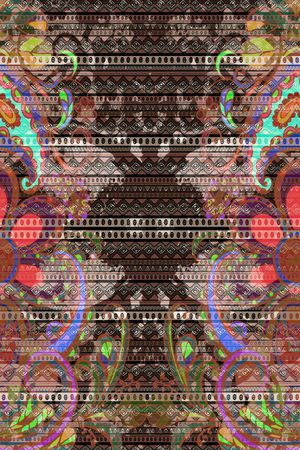 古典花纹印花华亿平台图片