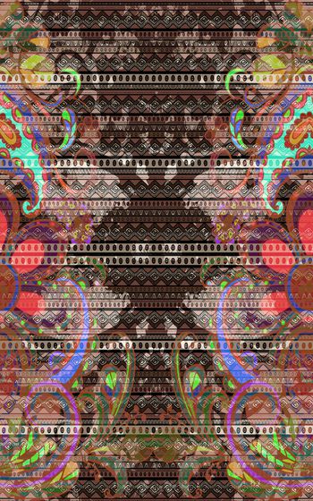 古典花纹印花华亿平台图片