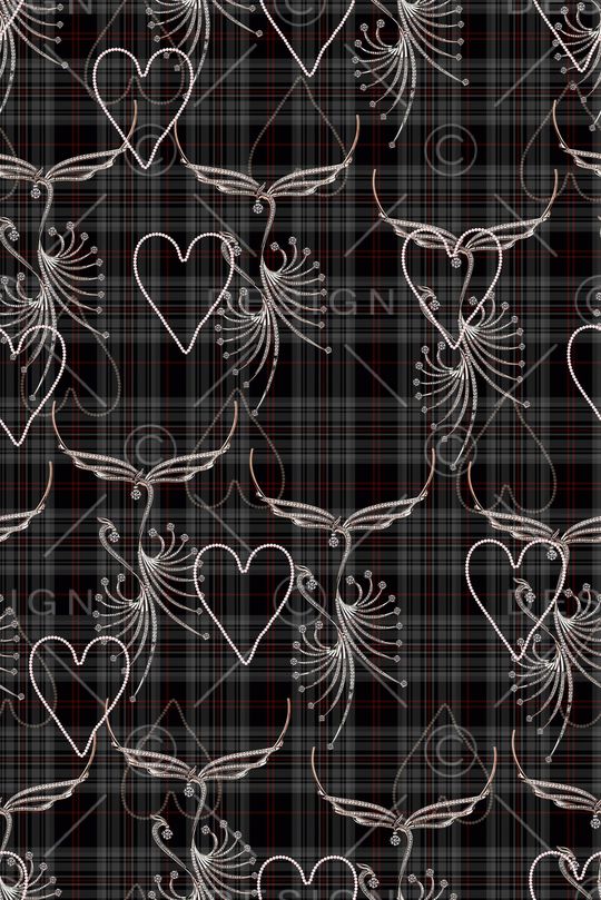 格子印花华亿平台图片