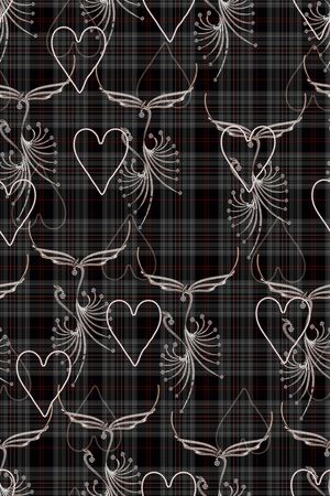 格子印花华亿平台图片