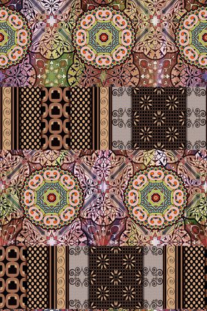 古典花纹印花华亿平台图片