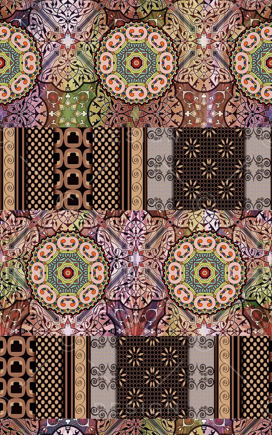 古典花纹印花华亿平台图片