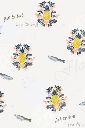 几何花卉印花华亿平台图片