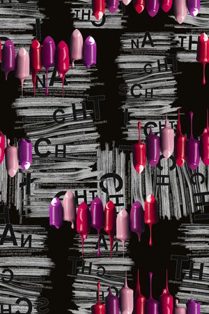 口红印花华亿平台图片