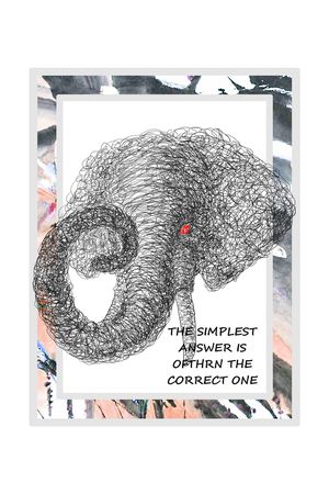 胸前独幅印花华亿平台图片