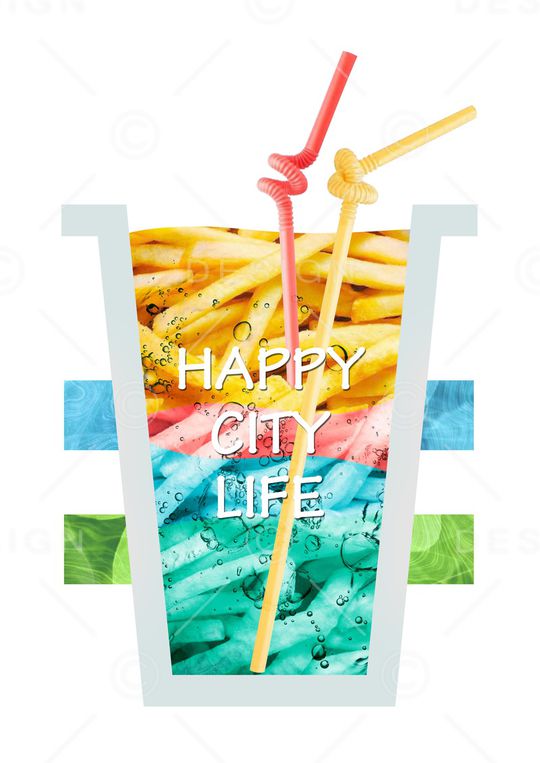 胸前独幅印花华亿平台图片